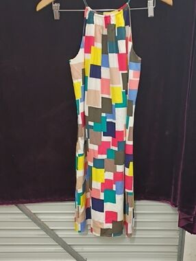 DKNY Graphic Print Halter Dress